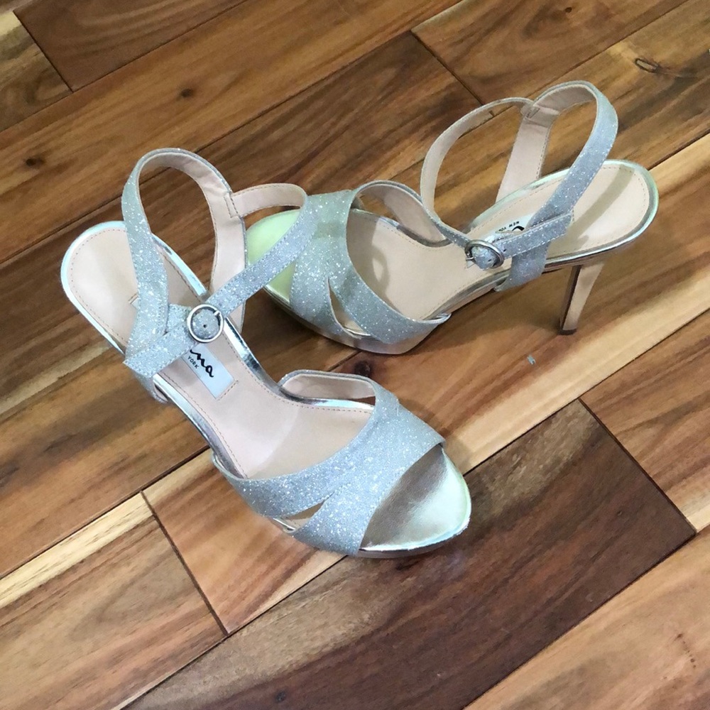 Silver heels